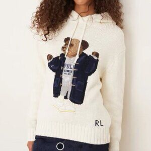 Polo Ralph Lauren Big Coat Bear Sweater Hoodie
